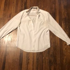 Authentic Burberry White Dress Shirt